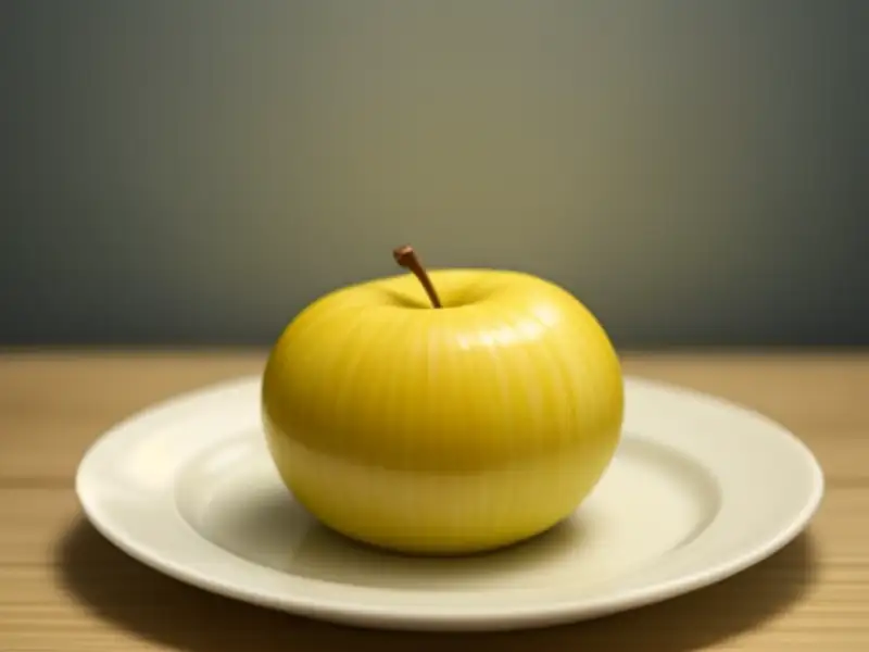 Zupa z jabłkami i cebulą
