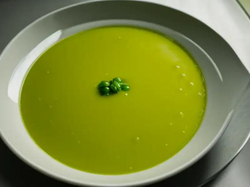 Zuppa di lenticchie verdi con zenzero e agrumi
