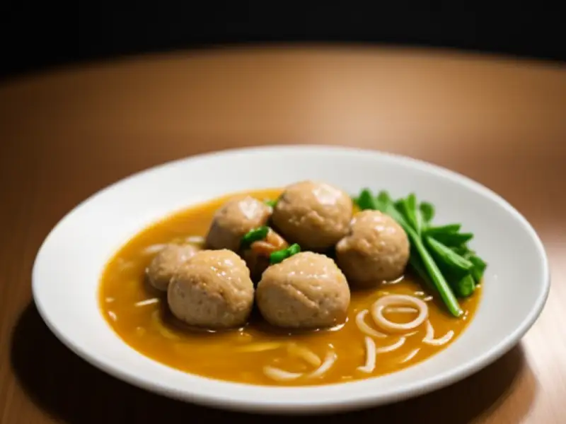 Bún, zuppa di noodles con polpette